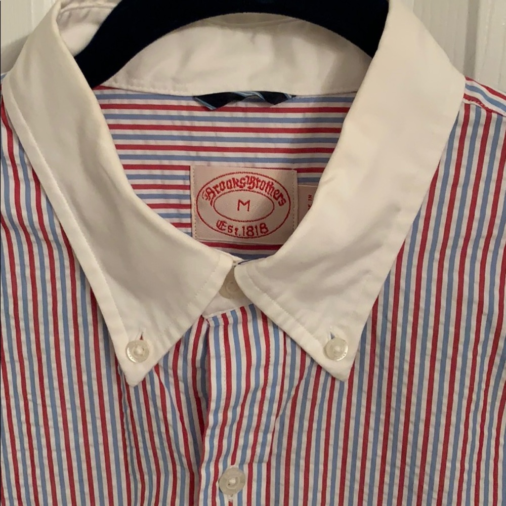 Brooks Brothers Seersucker Shirt